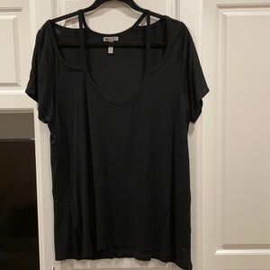 PINK super soft strap detail shirt L